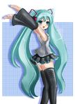  hatsune_miku panties thighhighs underwear vocaloid vocaloid_2 