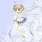  blonde_hair blue_eyes fairy flower hinako hinako_(sister_princess) lowres ribbon sister_princess skirt wings 