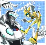  no_humans pointing robot sari_sumdac text_focus transformers transformers_animated 