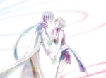  1girl couple happy hetero kaito light meiko music purple singing vocaloid yamato_(orange_rain) 