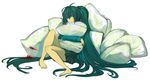  duplicate hatsune_miku kusari_no_shoujo_(vocaloid) long_hair pillow resized solo ukai_saki very_long_hair vocaloid 