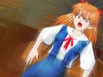  1girl blue_eyes game_cg neon_genesis_evangelion red_hair school_uniform seifuku serafuku solo soryu_asuka_langley 