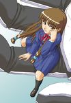  dual!_parallel_trouble_adventure kneehighs misnon_the_great sanada_mitsuki school_uniform socks solo 