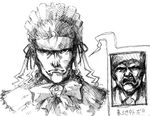  artist_request greyscale lowres metal_gear_(series) monochrome multiple_boys parody pun roy_campbell rozen_maiden shinku solid_snake translated 