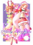  christmas kawada_tomoko kimi_kiss multiple_girls nyazui panties sakino_asuka santa_costume thighhighs underwear 