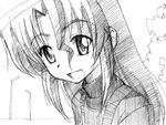  gofu greyscale hayate_no_gotoku! maria_(hayate_no_gotoku!) monochrome sketch solo traditional_media 