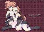  cute_&amp;_girly_(idolmaster) highres idolmaster idolmaster_(classic) idolmaster_1 kagura_yuuki minase_iori multiple_girls takatsuki_yayoi thighhighs twintails yuri 