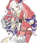  christmas konatsu_karasu original santa_costume solo thighhighs 