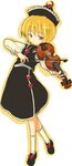 blonde_hair instrument lunasa_prismriver michii_yuuki solo touhou violin 