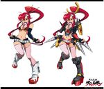  artist_request boots cosplay drill gurren-lagann gurren-lagann_(cosplay) long_hair mecha_musume ponytail red_hair tengen_toppa_gurren_lagann thighhighs yoko_littner 