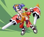  blue_hair lowres mecha_musume mof oekaki original revealing_clothes solo 