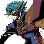  1boy artist_request code_geass green_hair jeremiah_gottwald lowres male male_focus solo source_request 