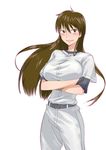 bangs baseball momoe_maria ookiku_furikabutte princess_spirit solo uniform 