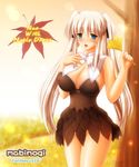  breasts cleavage curvy highres huge_breasts kafu long_hair mabinogi nao_(mabinogi) solo 