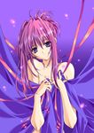  chikage_(sister_princess) highres nude pink_hair purple_eyes purple_hair ribbon sister_princess solo suzuhira_hiro 