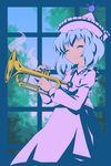  hat instrument merlin_prismriver michii_yuuki solo touhou trumpet 