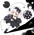  bad_id bad_pixiv_id ball_and_chain gothic hairband omiso_(omiso) original silver_hair solo yellow_eyes 