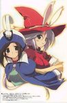  animal_ears artist_request blue_mage bunny_ears eldena final_fantasy final_fantasy_tactics_advance multiple_girls red_mage viera 