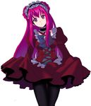  ayanashi_kunio black_legwear bow dark_cure_(yes!_precure_5) dark_dream dress gothic_lolita lolita_fashion pantyhose pink_hair precure solo yes!_precure_5 