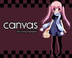  :d bag black_legwear blue_scarf copyright_request dress grocery_bag hair_ribbon miyasaka_miyu open_mouth pantyhose pink_hair plaid plaid_dress pom_pom_(clothes) purple_eyes ribbon scarf shopping_bag smile solo twintails wallpaper watermark web_address 