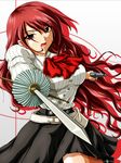  kirijou_mitsuru long_hair persona persona_3 red_hair solo sword tanan weapon 