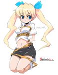  blonde_hair oekaki onija_tarou original solo twintails 