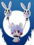  animal_ears artist_request balloon bunny_ears kotonomiya_yuki maid moon ribbon solo suigetsu 