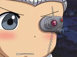  android butler franz gununu kaibutsu_oujo parody silver_eyes white_hair 