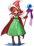  copyright_request dress inuinui red_hair solo staff witch 