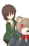  ikura_hato jacket original solo stuffed_animal stuffed_toy teddy_bear 