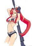  bikini_top gun red_hair rifle sniper_rifle tengen_toppa_gurren-lagann tengen_toppa_gurren_lagann weapon yoko_littner yoko_ritona 