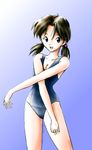  blue_eyes brown_hair horaki_hikari neon_genesis_evangelion swimsuit 