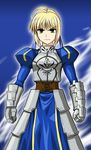  armor artoria_pendragon_(all) bangs fate/stay_night fate_(series) g-tetsu highres saber solo 