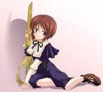  boku brown_hair heterochromia rozen_maiden scissors shears short_hair souseiseki 