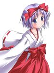  hakama hiiragi_tsukasa japanese_clothes lucky_star miko red_hakama solo yoshiharu 