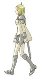  animated animated_gif armor bouncing_breasts breasts claymore claymore_(sword) medium_breasts sword teresa_(claymore) walking weapon white_background 