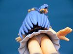  aoba_kozue blue_hair female figure gradient gradient_background mahoraba panties photo solo underwear 