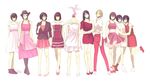  bad_id bad_pixiv_id caring celty_sturluson dullahan durarara!! harima_mika headless hijiribe_ruri karisawa_erika lineup mikajima_saki multiple_girls orihara_kururi orihara_mairu sonohara_anri vorona yagiri_namie 