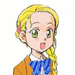  animated animated_gif blonde_hair futari_wa_precure futari_wa_precure_max_heart gif kujou_hikari lowres precure pretty_cure school_uniform seifuku serafuku 