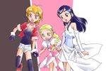  blonde_hair blue_eyes blue_hair brown_eyes brown_hair futari_wa_precure futari_wa_precure_max_heart green_eyes kujou_hikari misumi_nagisa precure pretty_cure yukishiro_honoka 