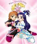  blonde_hair blue_eyes blue_hair brown_eyes brown_hair cure_black cure_white futari_wa_precure futari_wa_precure_max_heart kujou_hikari misumi_nagisa precure pretty_cure shiny_luminous yukishiro_honoka 