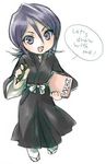  artist_request black_hair bleach book chibi kuchiki_rukia lowres pencil solo wooden_pencil 