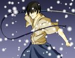  brown_hair busou_renkin hayasaka_shusui sword weapon 