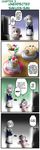  4koma :d blue_hair braid cake comic controller food fork hard_translated hat izayoi_sakuya long_sleeves maid maid_headdress morogami_ryou multiple_girls o_o open_mouth parfait red_eyes remilia_scarlet remote_control silver_hair sitting slice_of_cake smile speech_bubble swiss_roll television touhou translated twin_braids wings 