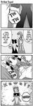  4koma alternate_costume comic enmaided greyscale hard_translated hisui hug len long_sleeves maid monochrome multiple_girls onion_(lemlaml) translated tsukihime 