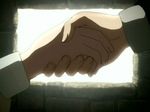  1girl futaba_rentarou futakoi hands holding_hands light lowres out_of_frame screencap shirogane_souju 