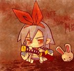  bunny chibi katana original pleinair solo sword usagi-san weapon yagumo_kengou 