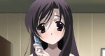  blush cellphone game_cg katsura_kotonoha phone school_days screencap solo 