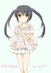  bad_id bad_pixiv_id black_hair brown_eyes k-on! long_hair migu_(migu_room) nakano_azusa solo twintails 