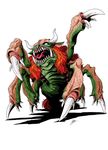  atlus claws demon fangs gyuki_(megami_tensei) gyuki_(shin_megami_tensei) horn mandible persona red_hair redhead shin_megami_tensei spider 
